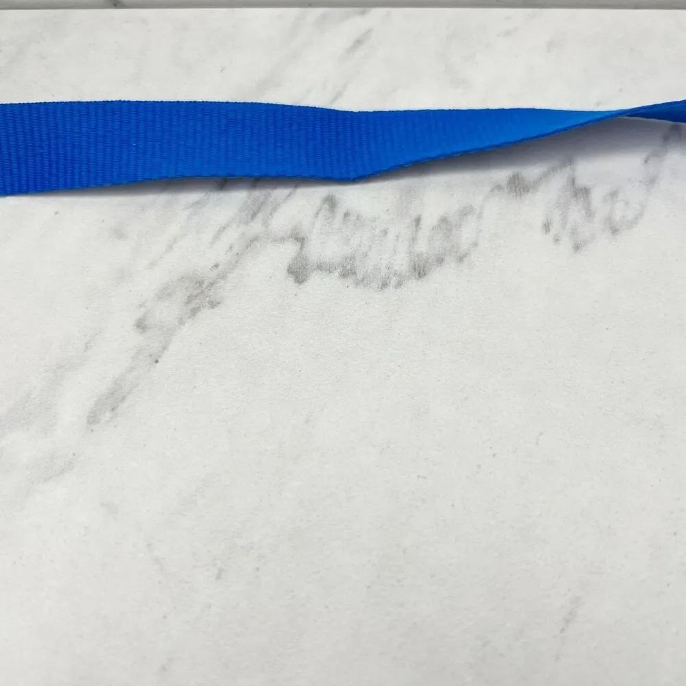 Blue ID Badge Holder School Work Lanyard Necklace